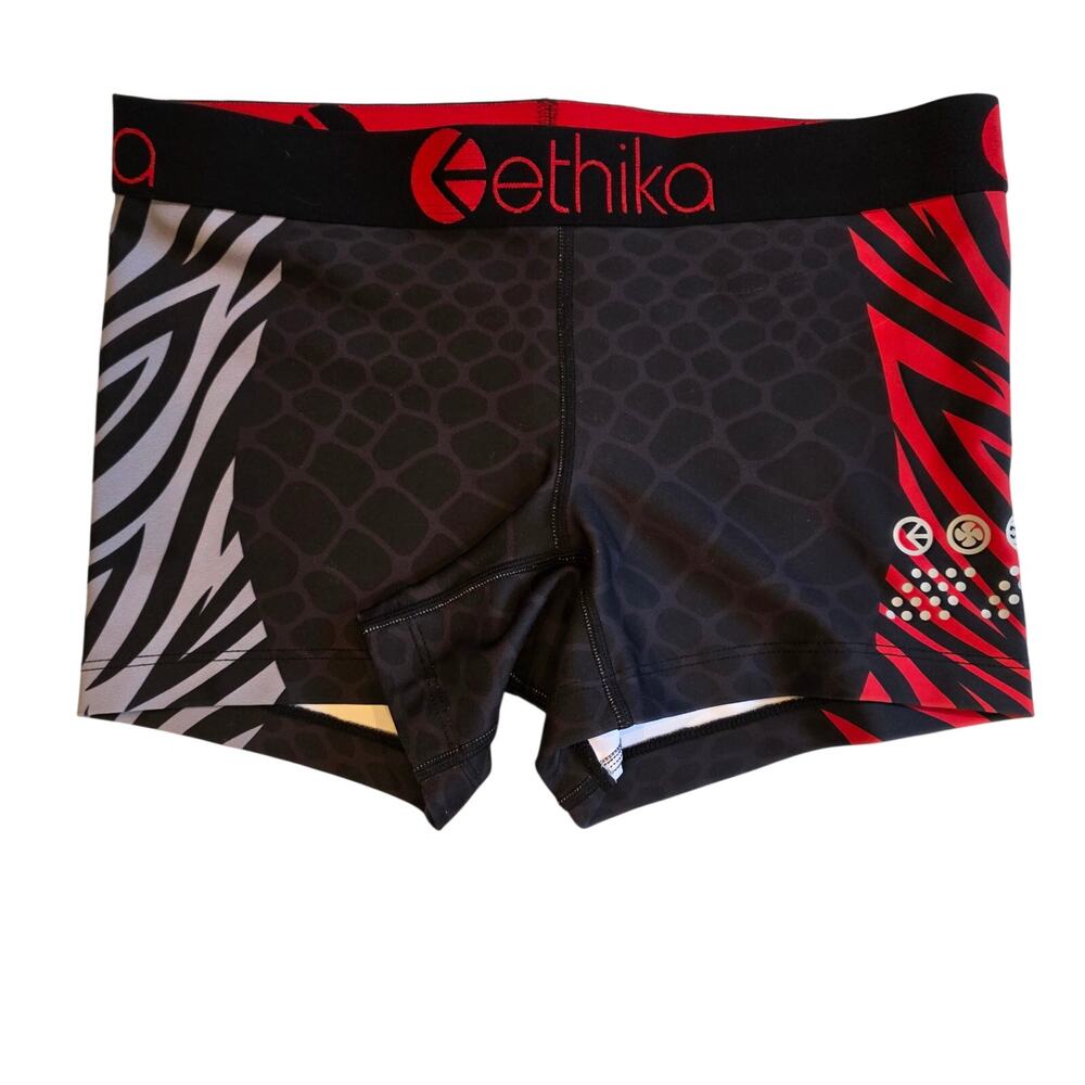 Ethika Subzero Performance Mixed Animal Print Boyshorts Underwear Women's Size S